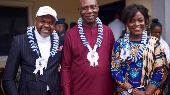 L-R: Mayor of Housing, My-ACE China; Dr Ovy Chinedum Chukwuka, Commissioner of Education, representing Gov Sim Fubara; Dr Adaeze Oreh, Commissioner of Health.