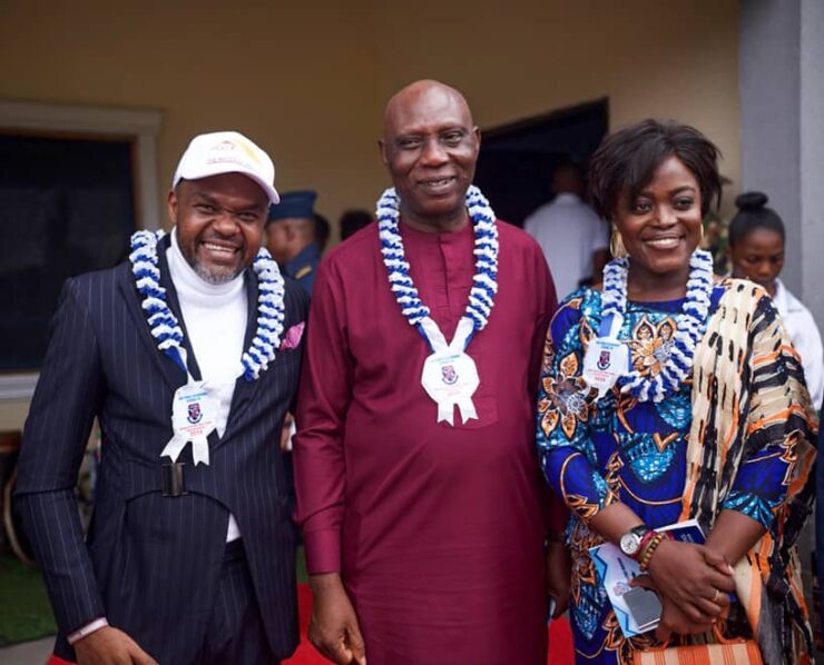 L-R: Mayor of Housing, My-ACE China; Dr Ovy Chinedum Chukwuka, Commissioner of Education, representing Gov Sim Fubara; Dr Adaeze Oreh, Commissioner of Health.