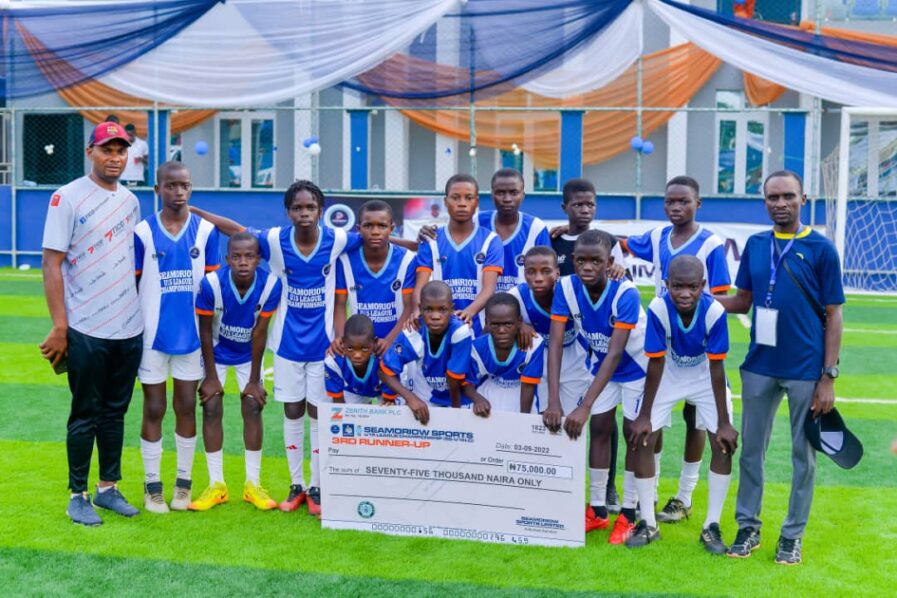 The Seamoriow Sports U-15 League Championship in Lago will see top youth teams competing for a grand prize of N800,000 from August 22 to 27.