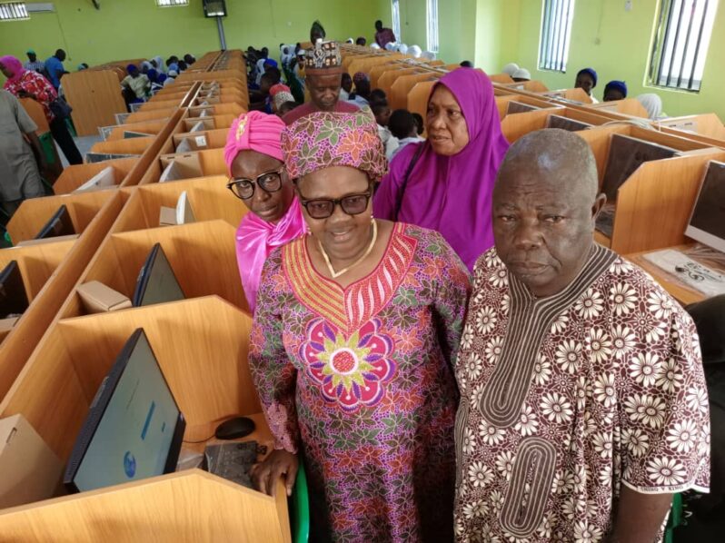 Kwara State Governor AbdulRahman AbdulRazaq donates 250 computers to Igbaja CBT Centre, easing the burden on students sitting for JAMB and other CBT exams.