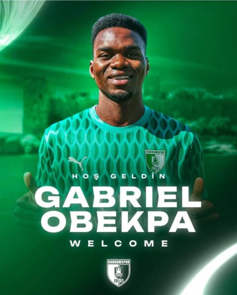 Nigerian defensive midfielder Gabriel Obekpa has signed with Bodrum FK in the Turkish Super League, marking a significant step in his promising football career.