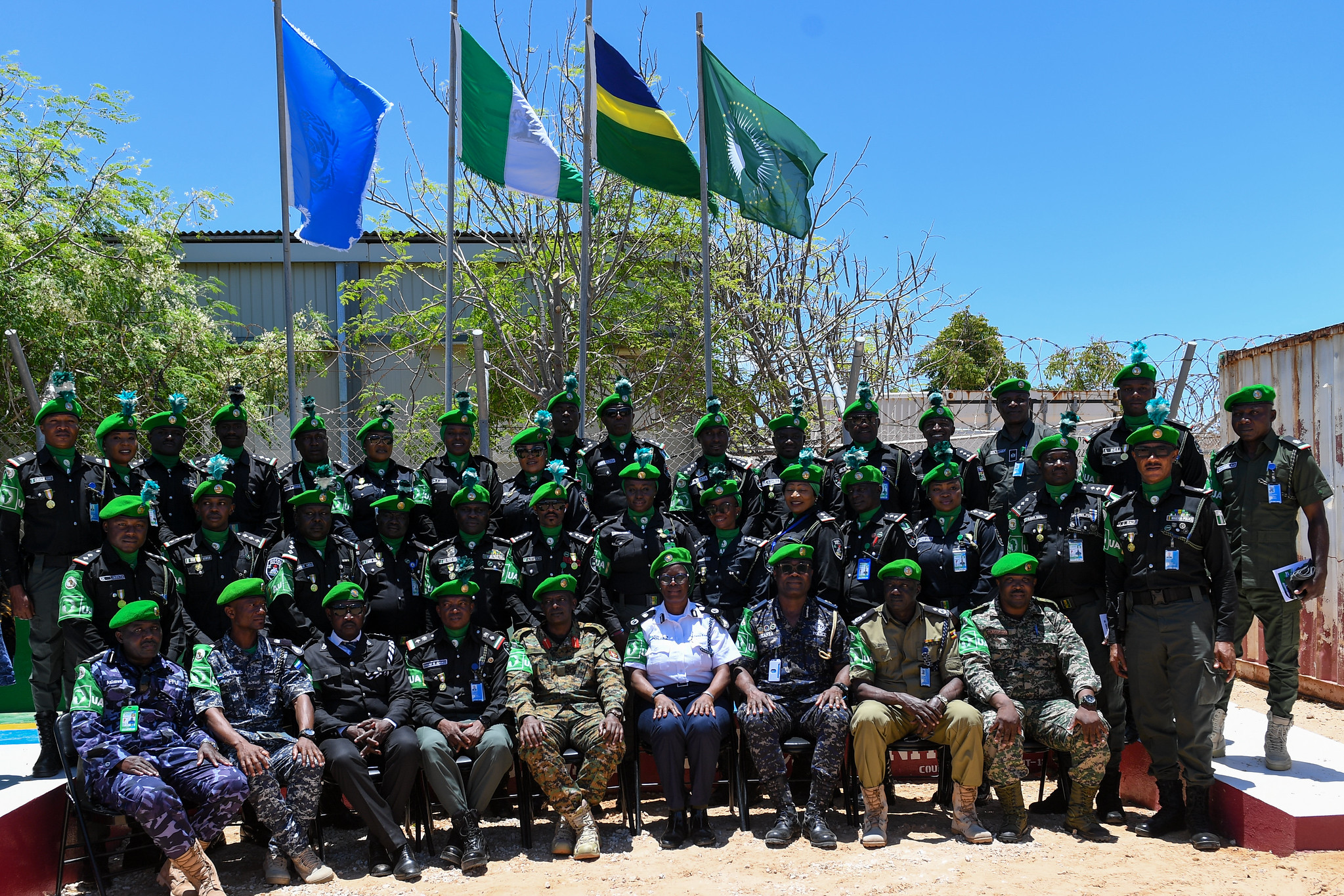 ATMIS has awarded 160 Nigerian police officers for their outstanding service and contribution to peace and security in Somalia