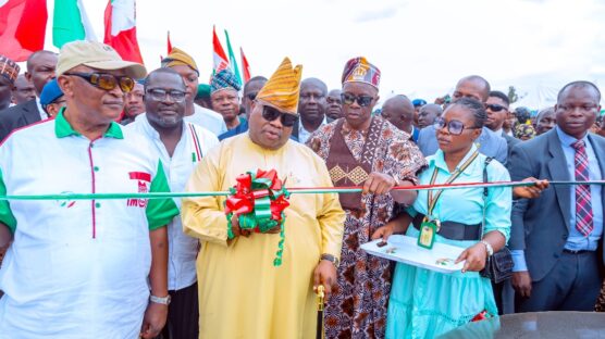 Osun State Governor, Ademola Adeleke, on Monday commissioned four electricity projects in three local government areas