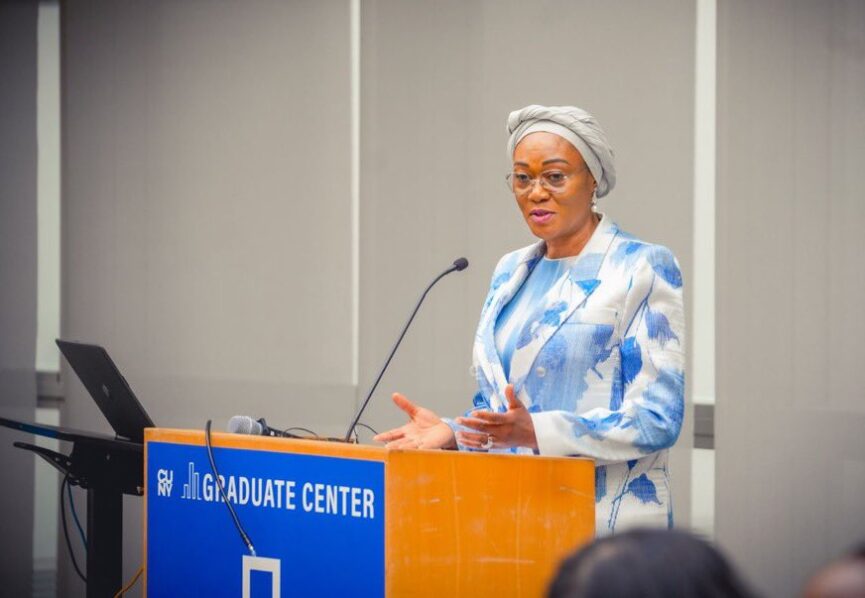 Nigeria's First Lady, Oluremi Tinubu is seeking global support for a climate-friendly school meal programme in the country