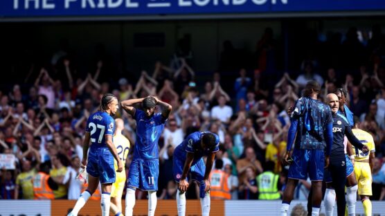 Chelsea suffered fresh frustration after blowing the lead in a 1-1 draw against Crystal Palace, while Newcastle beat Tottenham 2-1 as Manchester United and Liverpool prepared for their Premier League showdown on Sunday.