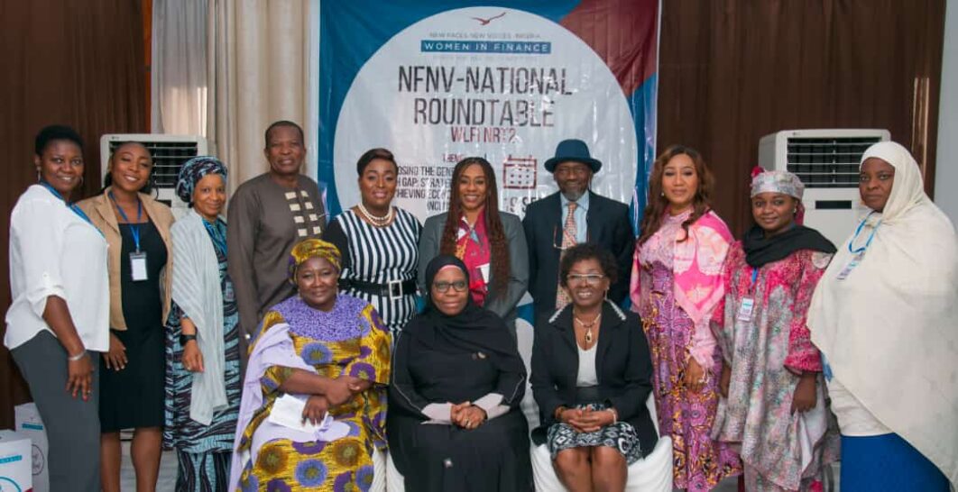 A section of speakers and participants at the 2nd NFNV Nigeria National Roundtable on Women Leadership and Financial Inclusion (WLFI-NRT2)