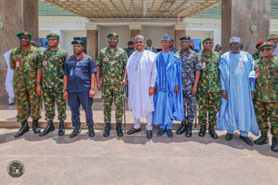 Governor Dauda Lawal pledges full support to the Nigerian Army’s "Operation Fansan Yamma" in Zamfara, aimed at eliminating banditry in the North-West region.