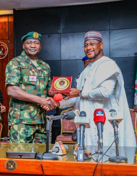 Governor Dauda Lawal pledges full support to the Nigerian Army’s "Operation Fansan Yamma" in Zamfara, aimed at eliminating banditry in the North-West region.