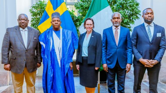 Vice President Kashim Shettima on Friday led other Nigerian officials to sign a Memorandum of Understanding (MoU) between Nigeria and telecom giant, Ericsson, on a 5G Innovation Lab