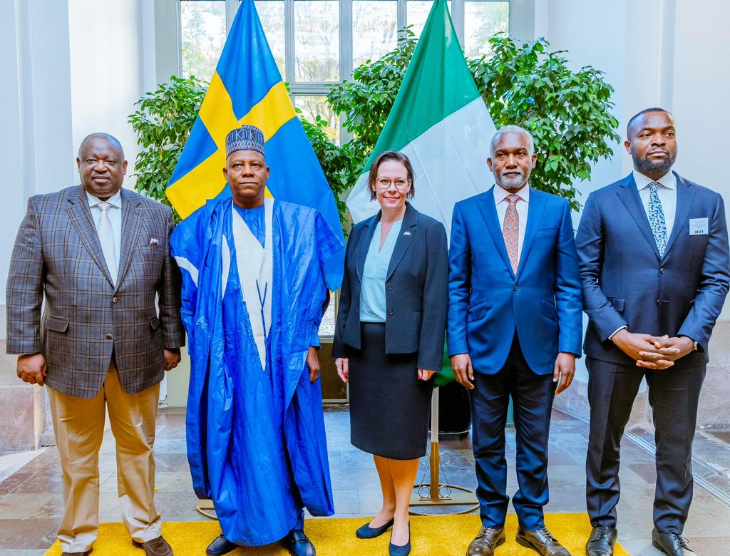 Vice President Kashim Shettima on Friday led other Nigerian officials to sign a Memorandum of Understanding (MoU) between Nigeria and telecom giant, Ericsson, on a 5G Innovation Lab