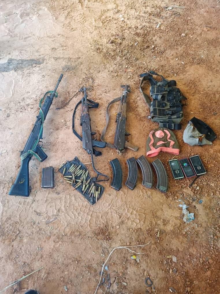 Troops of the Nigerian Army have neutralised no fewer than four terrorists in Yobe and Borno states, recovering weapons and ammunition during the operations