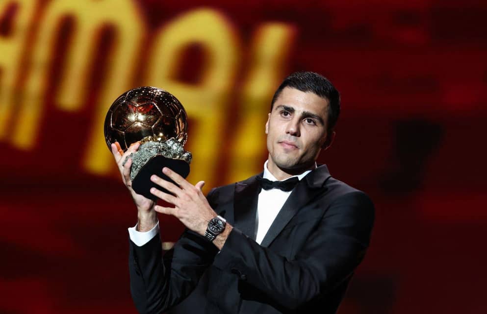 Rodri wins 2024 Ballon d’Or award