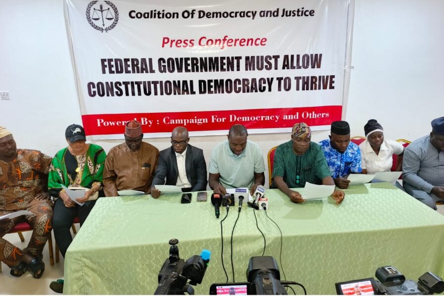 A coalition of 200 Civil Society Organisations warns of a constitutional crisis threatening Nigeria’s democracy, urging the judiciary to act without interference.