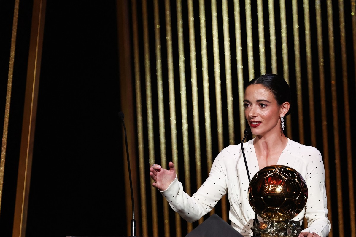 Aitana Bonmati wins second successive women's Ballon d'Or