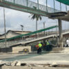 Relief as pedestrian bridge collapses at Five Star Bus Stop in Lagos without casualties