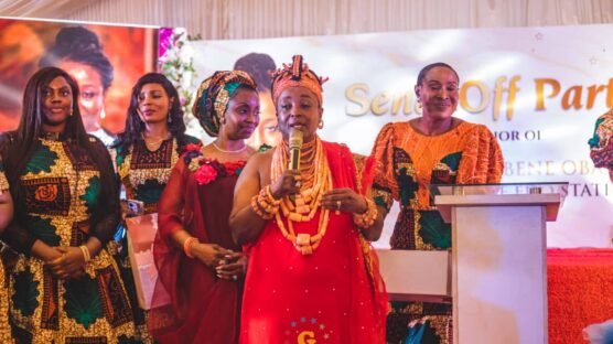 The First Lady of Edo State, Dr. Betsy Bene Obaseki, was honoured with a grand send-off party on Wednesday, marking the end of her eight years of service.