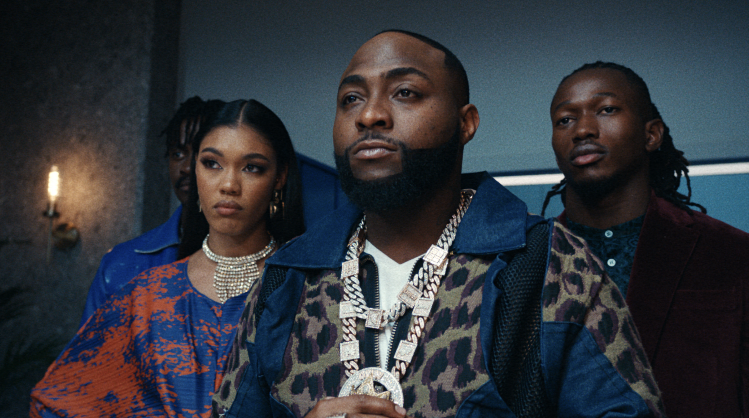 Davido and Martell in "Be the Standout Swift" campaign