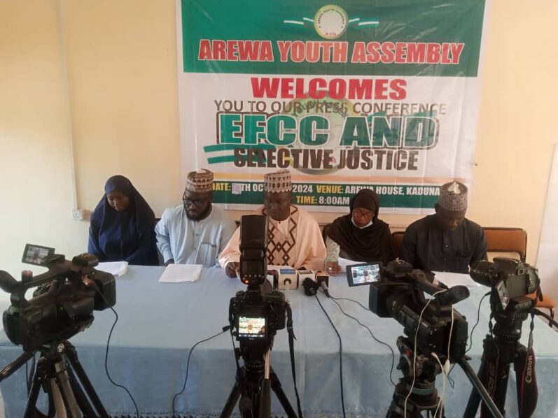 Arewa Youths Assembly has condemned the EFCC for selective prosecution, demanding action on high-profile corruption cases involving politically connected individuals.