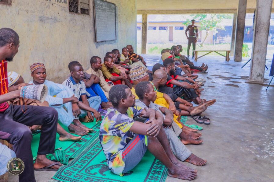 Governor Dauda Lawal pardons 31 inmates from Gusau Correctional Centre, providing N50,000 for their reintegration and pledging support for the facility.