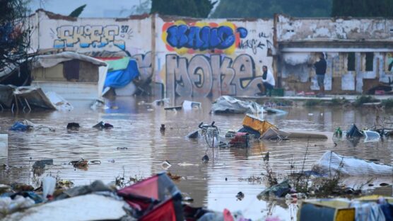 Spain's grim search for people missing as a result of flood has moved to the coast of the European country