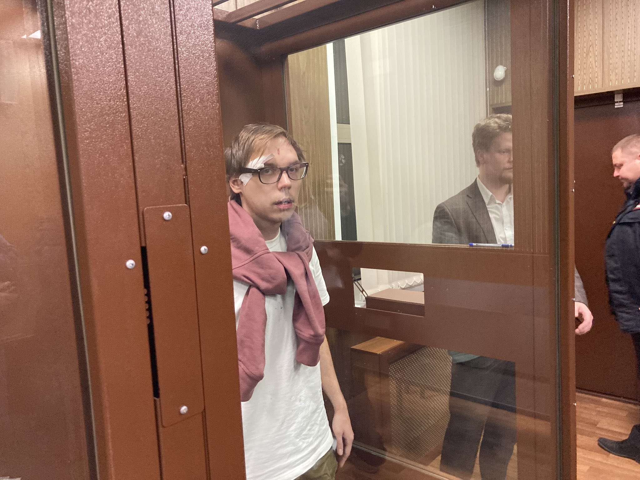 The wife of a Russian poet, Artyom Kamardin jailed for seven years for reciting anti-war verses said she was afraid he could be killed in prison 