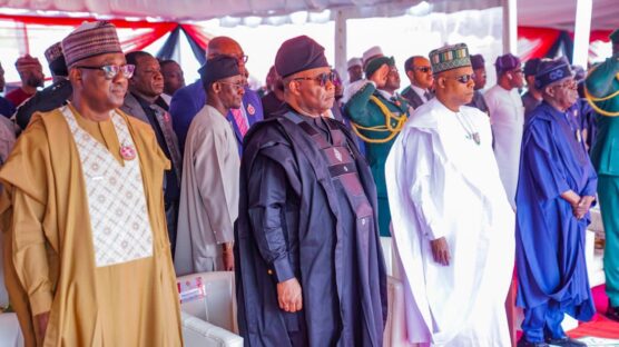 President Bola Tinubu on Friday led mourning Nigerians to the Military Cemetery in Abuja, for the burial of the late Chief of Army staff, Lt Gen Taoreed Lagbaja