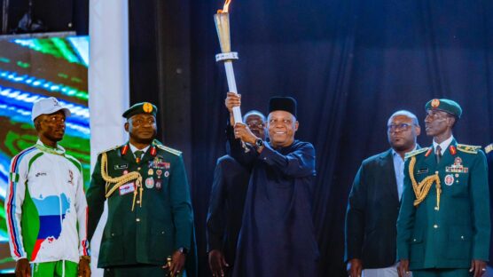 President Bola Tinubu was represented by Vice President, Kashim Shettima at the opening ceremony of the Africa Military Games (AMGA 2024)