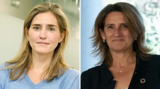 Spain is set to replace EU-bound environment minister, Teresa Ribera (right) with Sara Aagesen who will now become the country's ecological transition minister