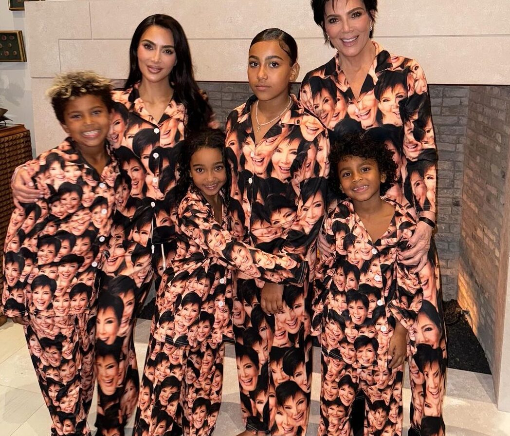 Kim Kardashian family portrait