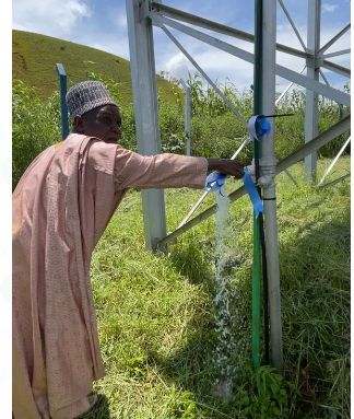 Commissioning of the solar-powered bole hole led by His Royal Highness District Head of Kerang, amongst other dignitaries of Kerang Community and the UAC Foods Limited’s team.