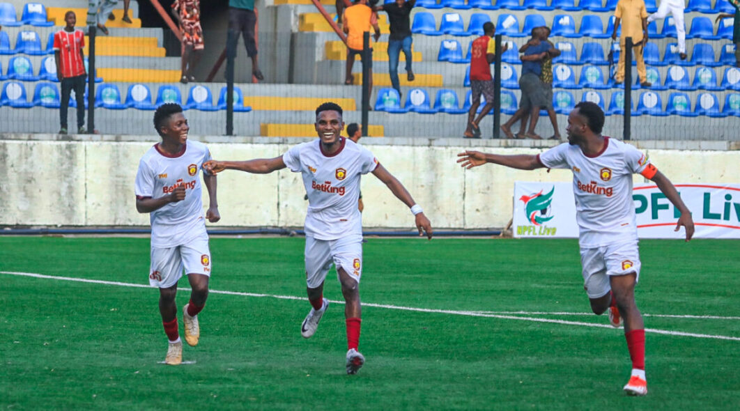 Ikorodu City FC, backed by BetKing, secured a stunning 2-1 comeback win against Shooting Stars in the South West derby, marking their third consecutive NPFL victory.