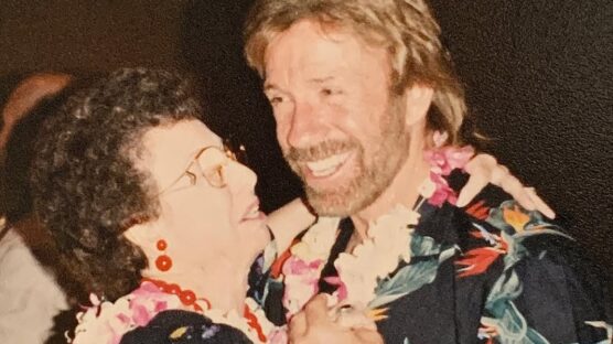 Wilma and Chuck Norris