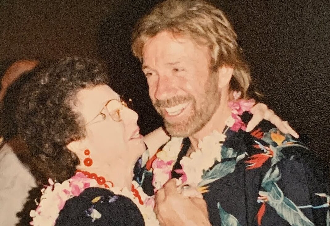 Wilma and Chuck Norris