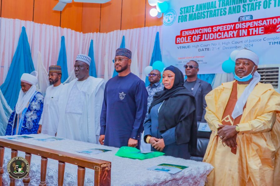 Governor Dauda Lawal reaffirms commitment to judicial independence and faster justice delivery in Zamfara, emphasising modernisation and integrity in court processes.