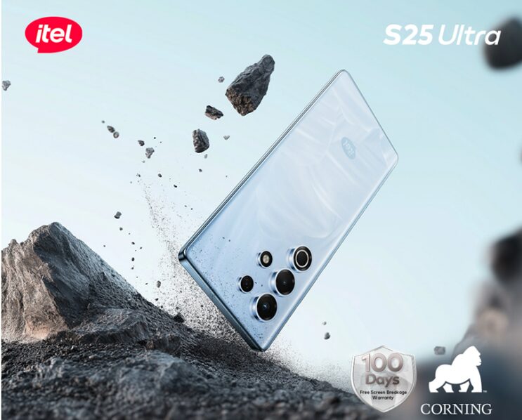 The itel S25 Ultra comes with Corning Gorilla Glass 7i, known for its resistance to drops, scratches, and impacts.