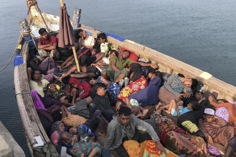 Malaysia said Saturday it expelled two boats ferrying about 300 undocumented migrants 