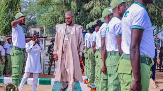 Governor Dauda Lawal of Zamfara opens the NYSC 2024 Batch ‘C’ orientation camp, assuring corps members of safety and support, marking the state’s renewed commitment to national integration.