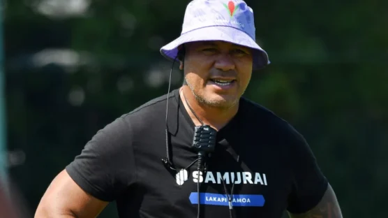 Samoa head coach Mahonri Schwalger