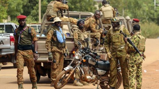 Five civilian volunteers with the army in Burkina Faso were killed in an attack