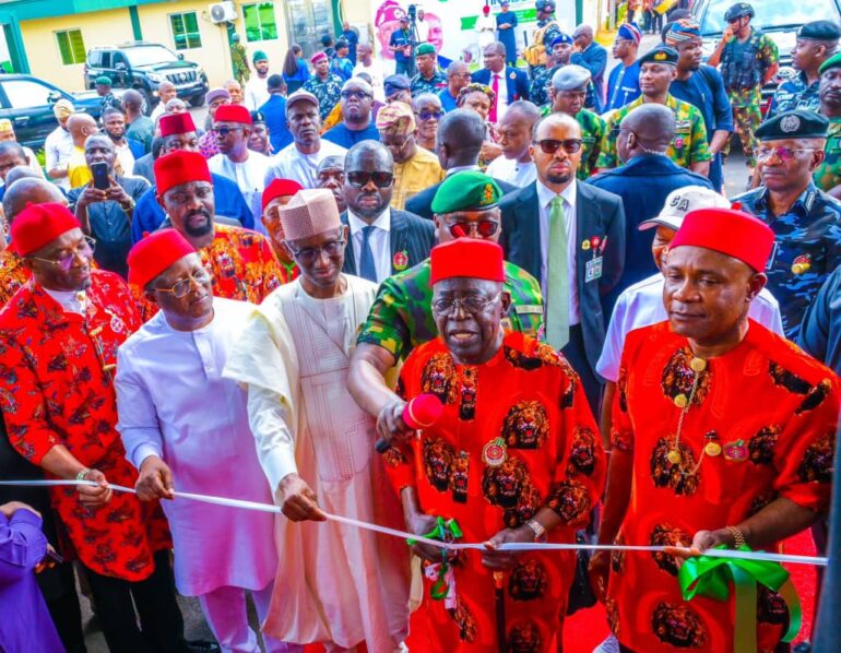 President Bola Tinubu on Saturday made a firm commitment that his administration will complete the Eastern Rail line connecting Port Harcourt to Maiduguri.