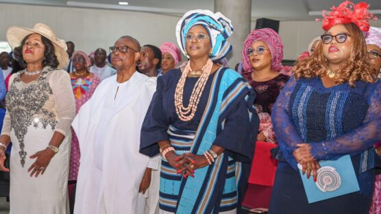 From Left Dr Stella Okoli Founder / Group Managing Director, Emzor Pharmaceutical Nig Ltd, Mr Olusegun Odubogun Former Managing Partner Akintola Williams Delliotte &Co, Dr Funmi Babington-Ashaye, Past President Chartered Insurance Institute of Nigeria & MD, Risk Analyst Insurance Brokers, Mrs Olajumoke Olatunbosun, General Manager, Sovereign Trust Insurance Plc and Miss Adetola Babington-Ashaye, Capital Express Indemnity Insurance.